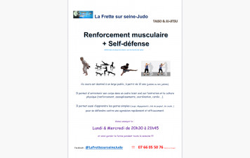 Rentrée du TAÏSO &amp; SELF DEFENSE le Mercredi 10 Septembre