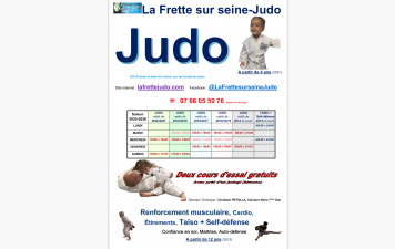 Rentrée du JUDO le Mardi 2 Septembre